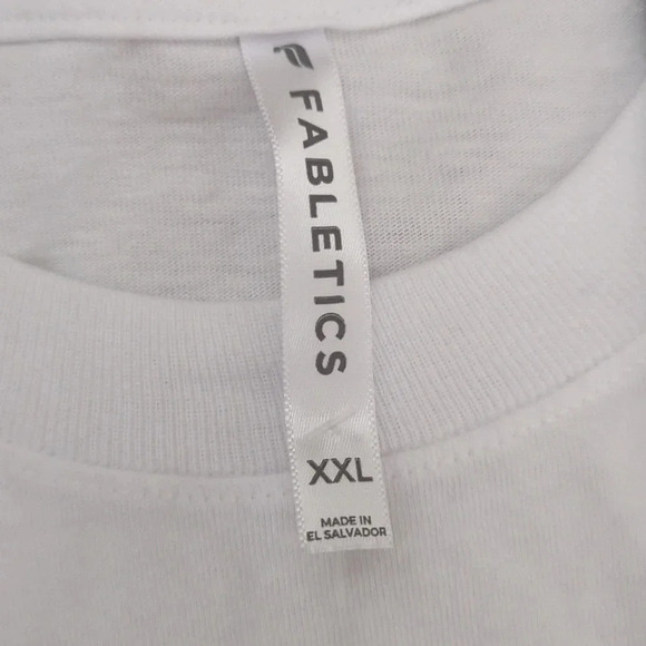 Fabletics International Women's Day Muscle Tank, Color White/Purple Size XXL - Picture 12 of 13